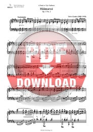 Toivo Kuula: H&auml;&auml;marssi, Op. 3 No. 2 (uusi editio)