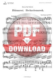 Toivo Kuula: H&auml;&auml;marssi, Op. 3 No. 2 (reprint)