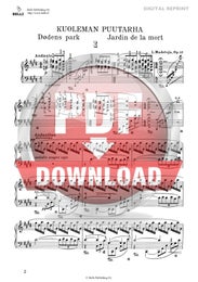 Leevi Madetoja: Kuoleman puutarha, Op. 41 sivu 1