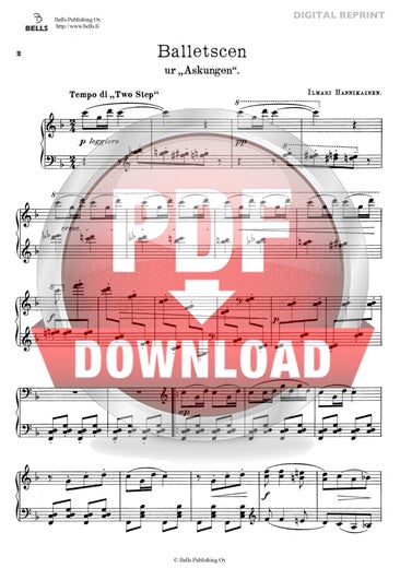 Hannikainen, Ilmari: Tomtarnas dans