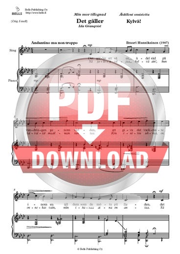 Hannikainen, Ilmari: Det g&auml;ller