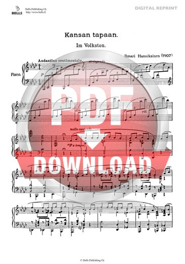 Hannikainen, Ilmari: Kansan tapaan