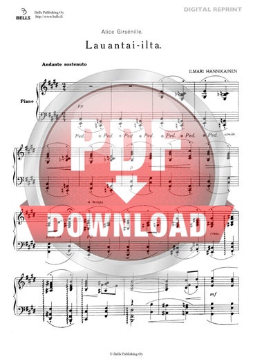 Hannikainen, Ilmari: Lauantai-ilta