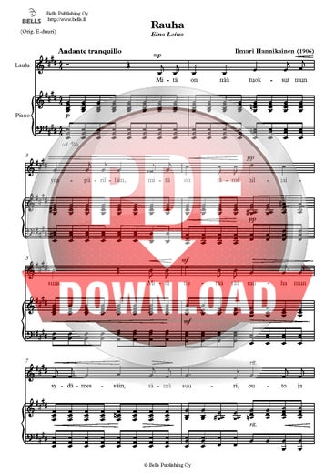 Hannikainen, Ilmari: Rauha