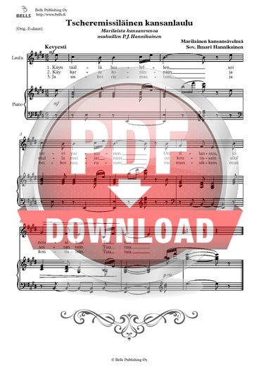 Trad. (sov. Ilmari Hannikainen): Tscheremissil&auml;inen kansanlaulu